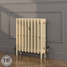 CI-RC660-CRM-FB-LS04 - Richmond Cream 4 Column Victorian Cast Iron Radiator H660mm x W590mm CI-RC660-CRM-FB-LS04 - Richmond Cream 4 Column Victorian Cast Iron Radiator H660mm x W590mm
